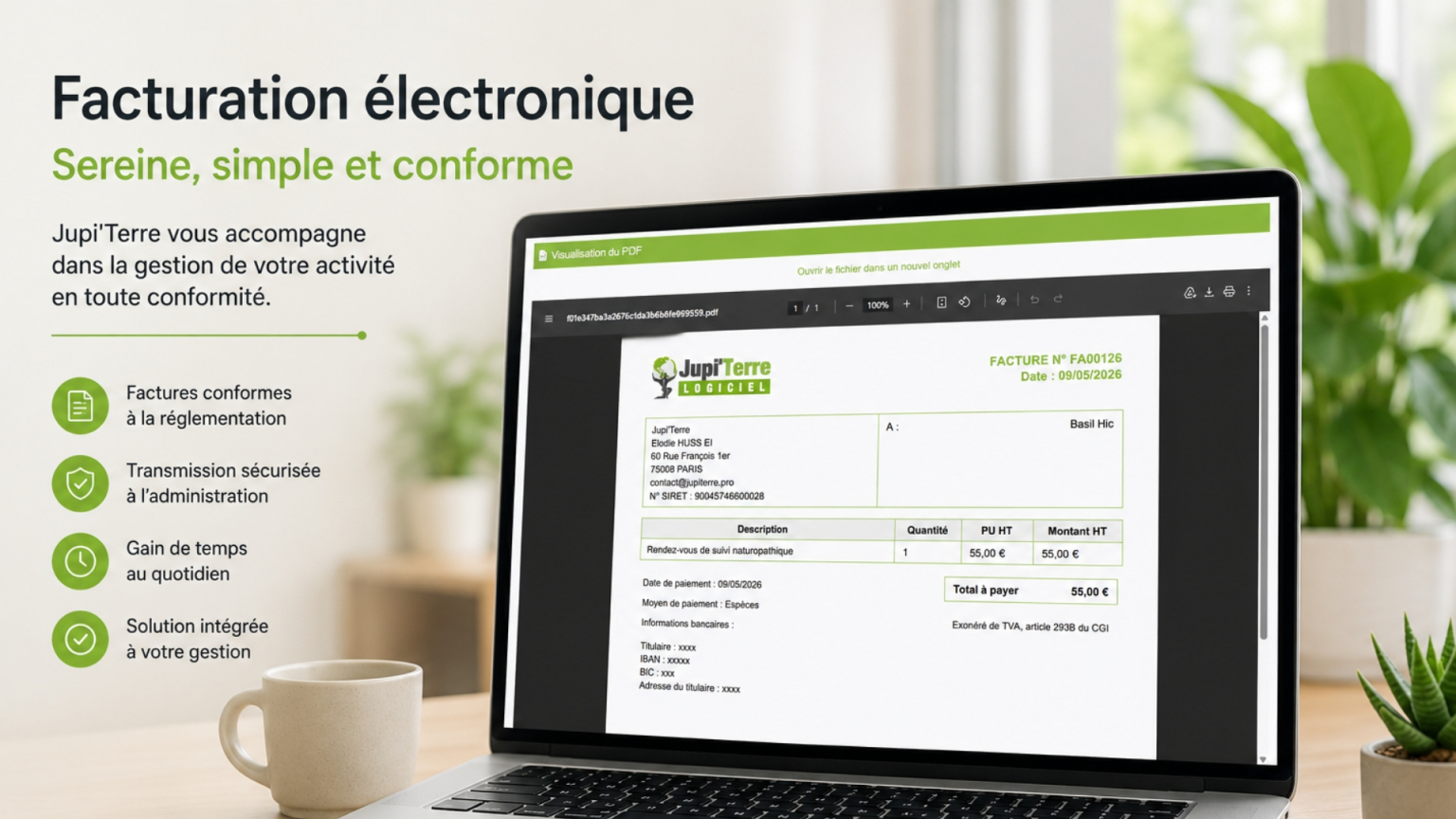 Facturation électronique et logiciel de gestion compatible pour professionnels indépendants