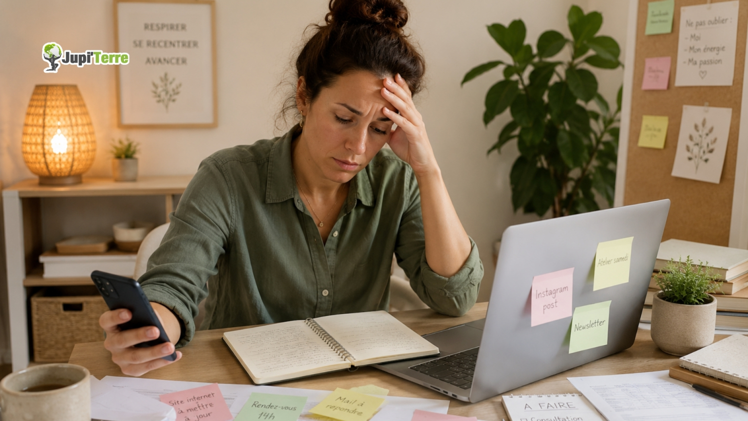 Sophrologue débordée par la gestion et la communication de son activité